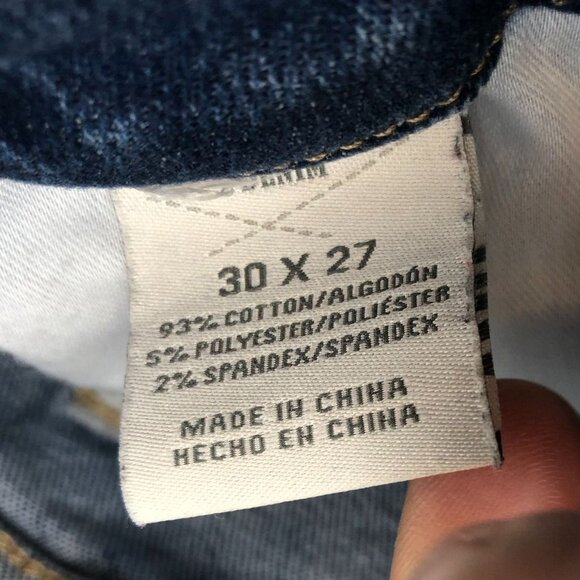 BKE Men Payton Jeans 30x27 Universal Fit Mid-Rise Ankle Skinny Frayed Hem Casual - Picture 4 of 16